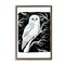 Stupell Industries Forest Owl & Calm Snowfall Floating Frame Design by Hannah Moren